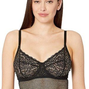 NWT, Else Arya Full Cup U/W Black/Peacock, 34C